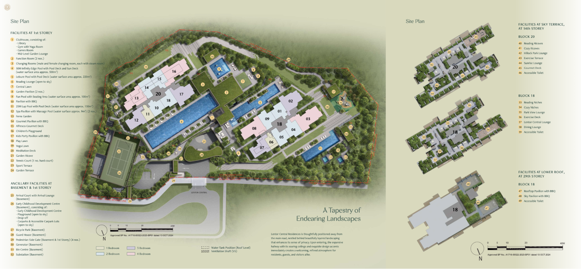 lentor central residences Siteplan